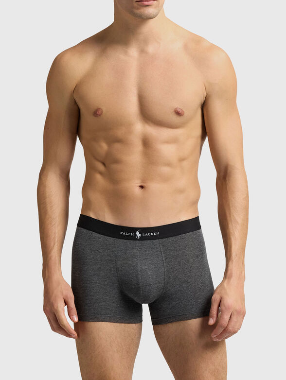 Set of three pairs of cotton boxers - 4