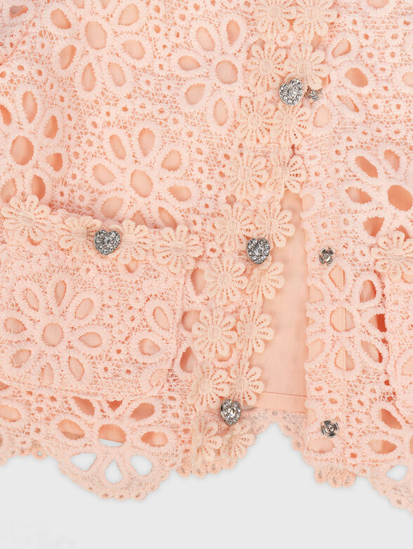 Lace long sleeve cardigan - 3