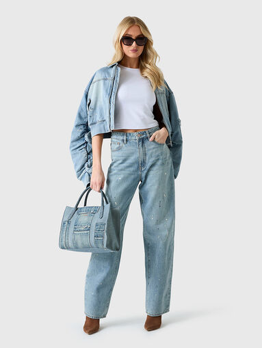 LS ANNA denim bomber jacket - 5