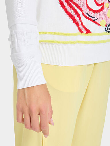 Sweater with Snoopy print - 4