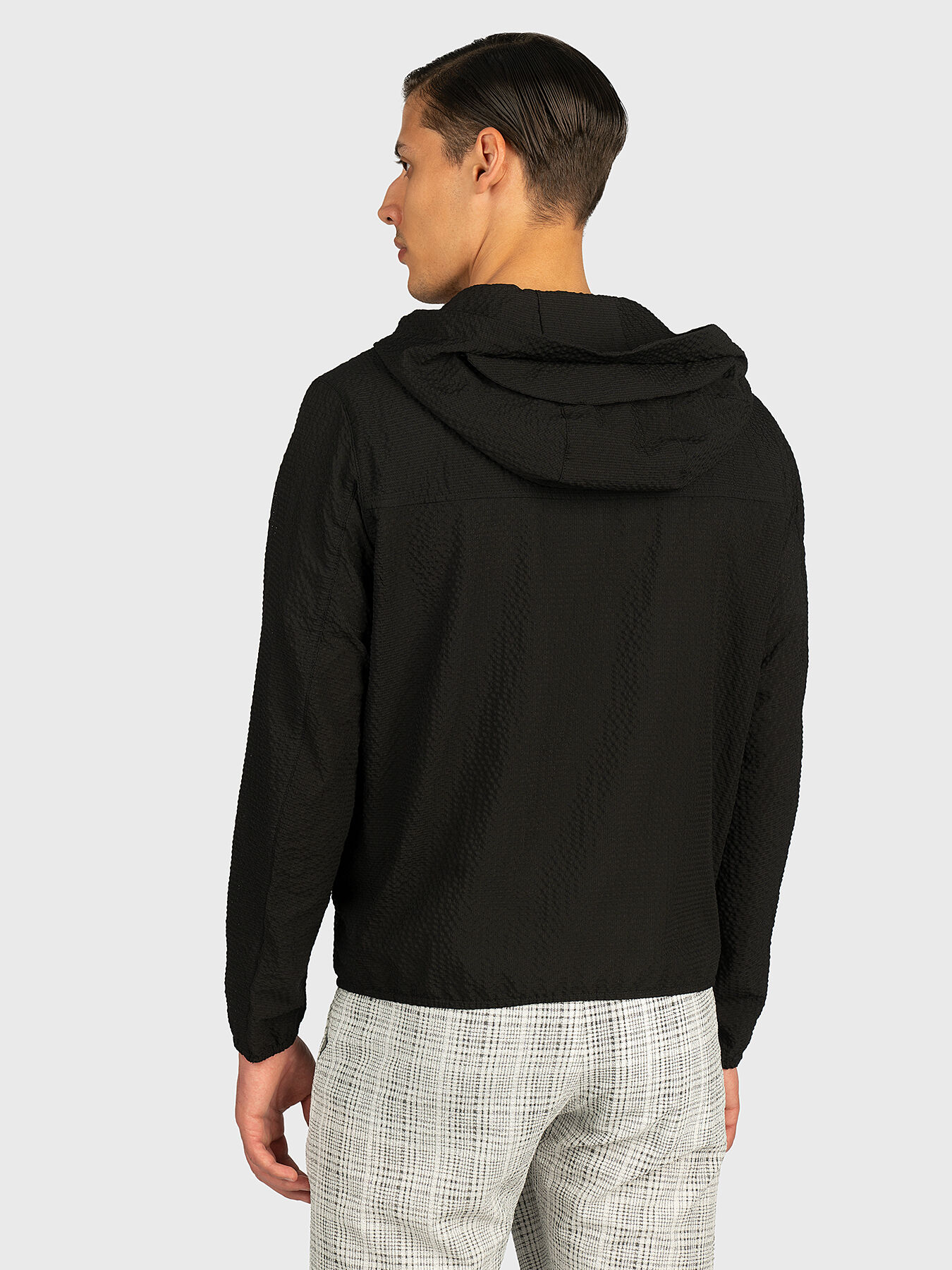 Jacket with an asymmetrical fastening brand EMPORIO ARMANI