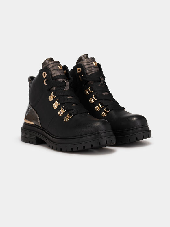 COURTNEY SAFARI PEAK ankle boots with croc detail - 2