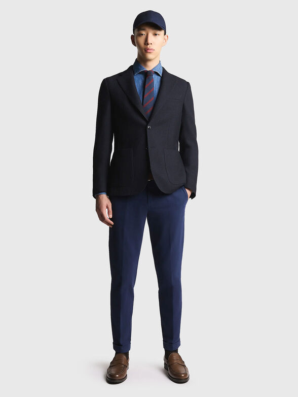 Single-breasted wool jacket - 2