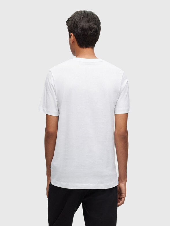Beige cotton T-shirt - 3