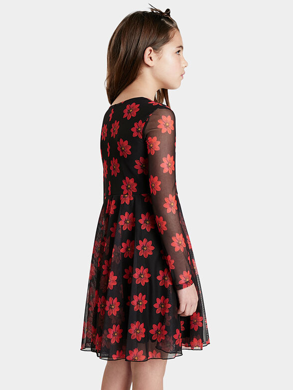 ALICIA Dress with floral details  - 4