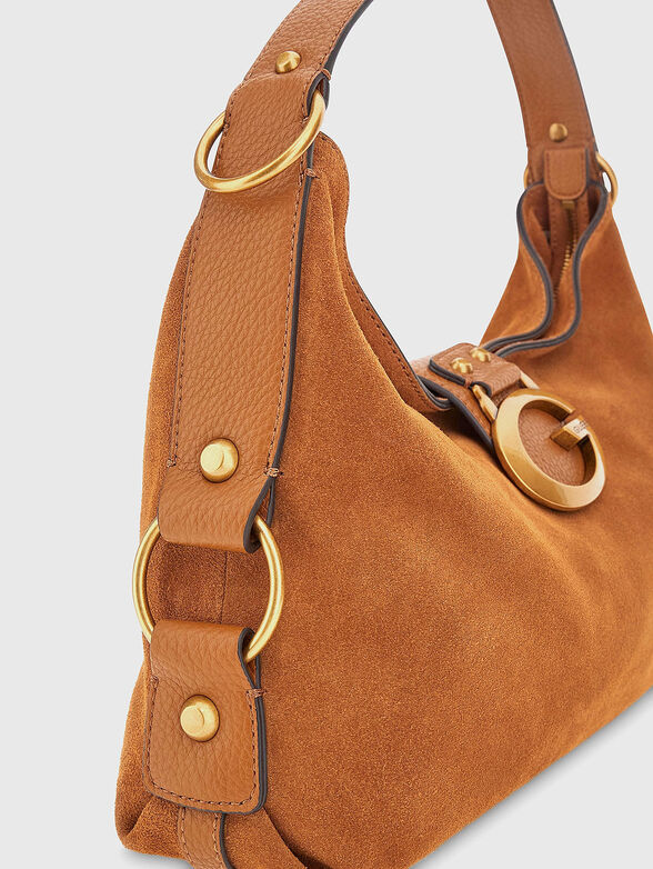Large CAMDEN suede shoulder bag - 3