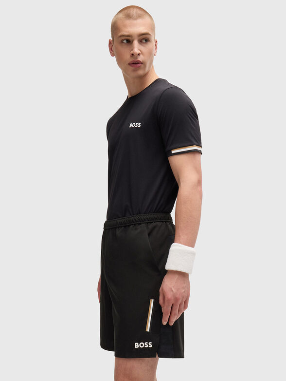 Sports shorts with logo  - 3