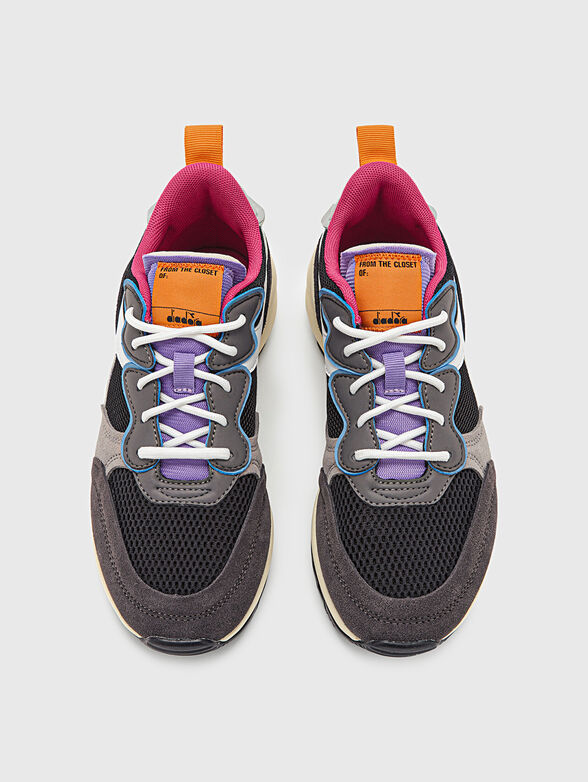 JOLLY grey sports shoes with mesh elements - 6