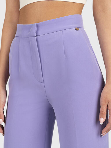 Elegant high-waisted trousers - 3