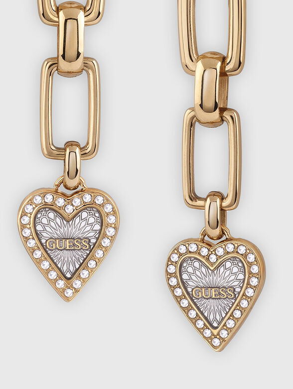 LOVE ME THENDER logo earrings - 2