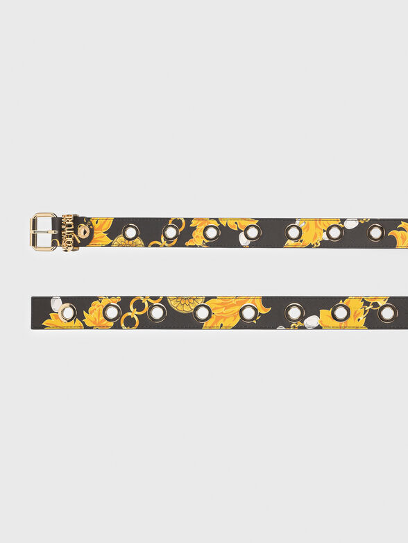 Monogram-print belt - 1