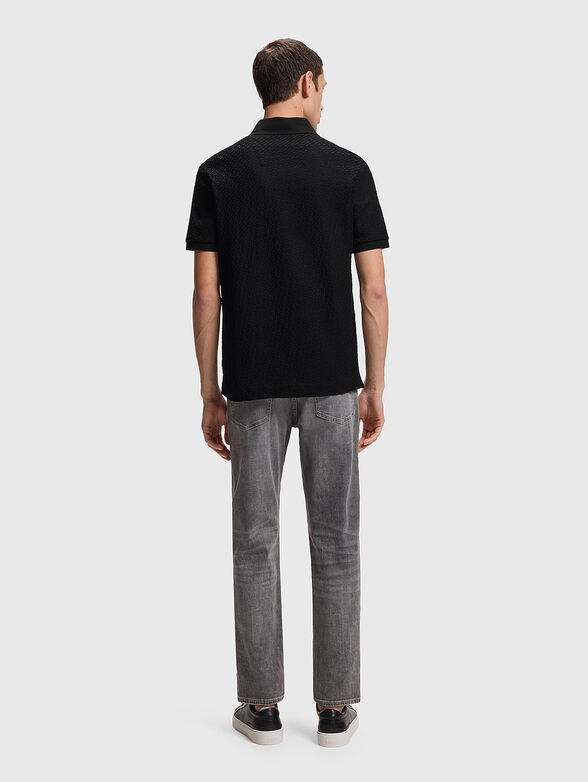 Polo shirt with a jacquard pattern - 3