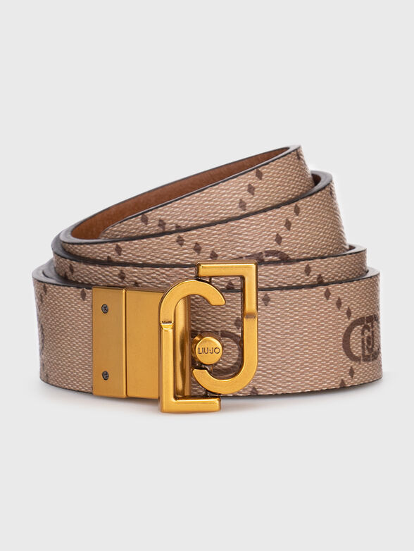Belt with buckle logo - 1