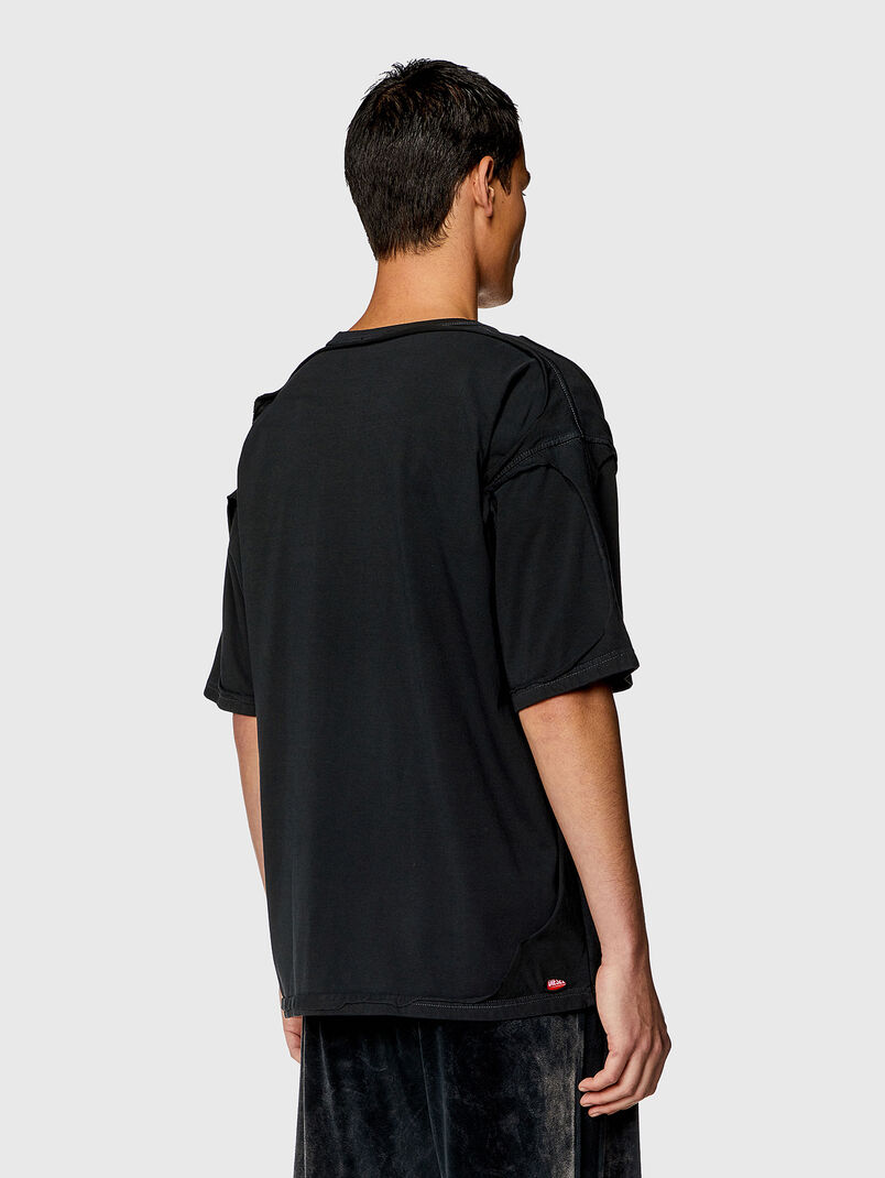 T-BOXT-DBL T-SHIRT in black  - 3