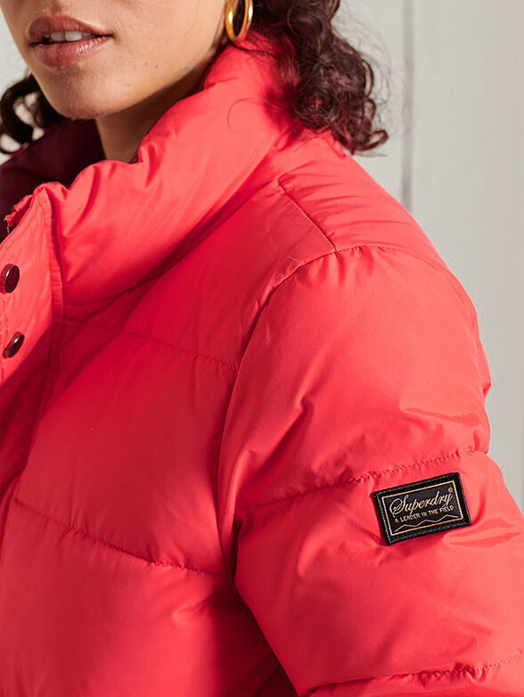Puffer jacket with logo detail on the sleeve - 6