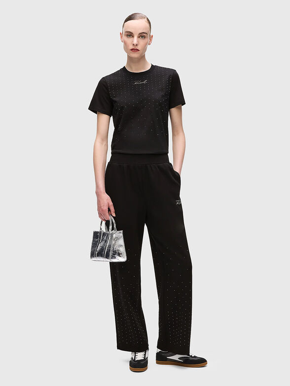 Rhinestone sweatpants - 4