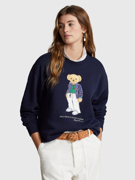 POLO BEAR sweatshirt in dark blue - 1