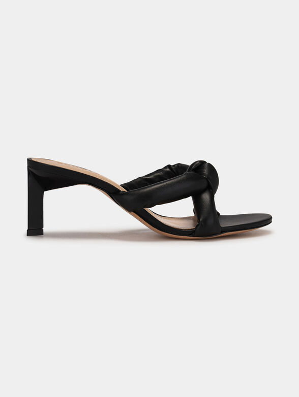 Black heeled sandals - 1