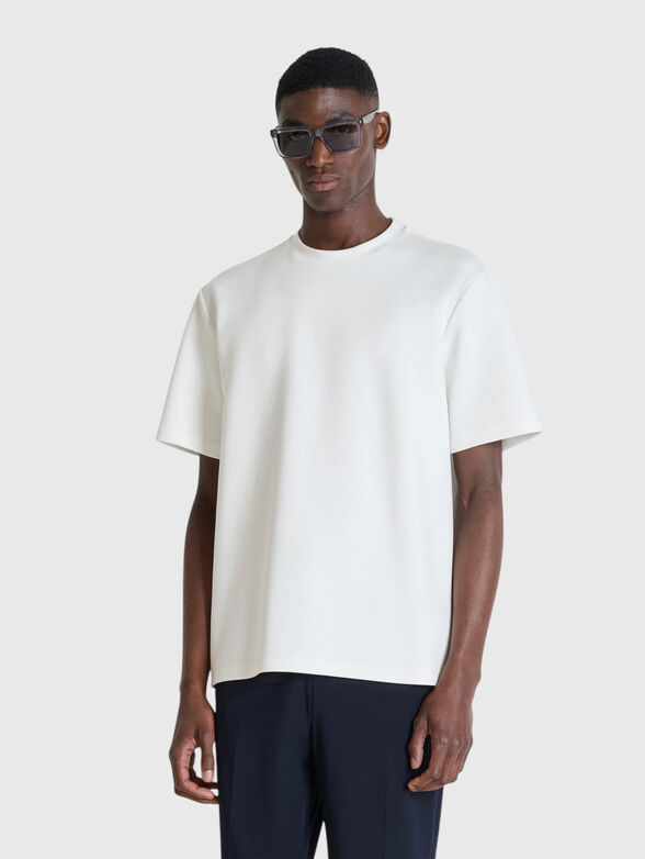 Cotton-blend T-shirt - 1