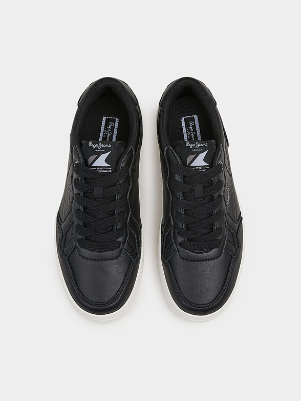 KORE BRITT black leather sports shoes - 6