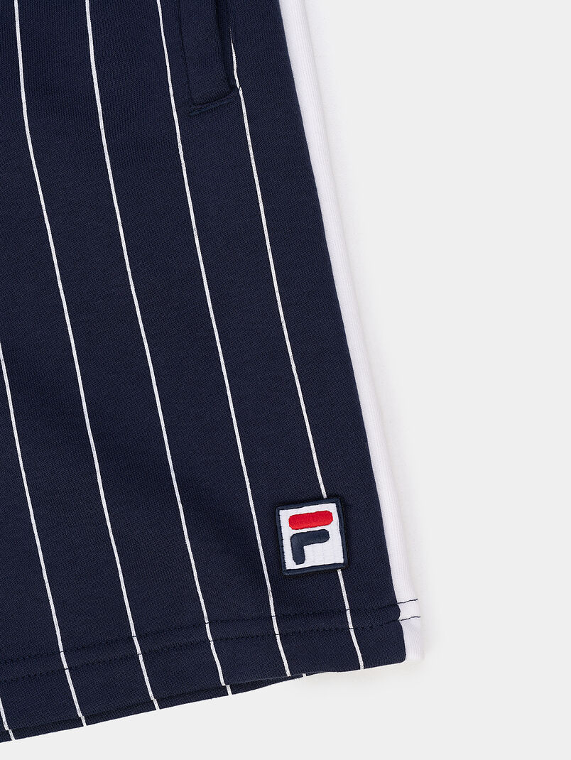 QUENTIN pinstriped shorts - 3