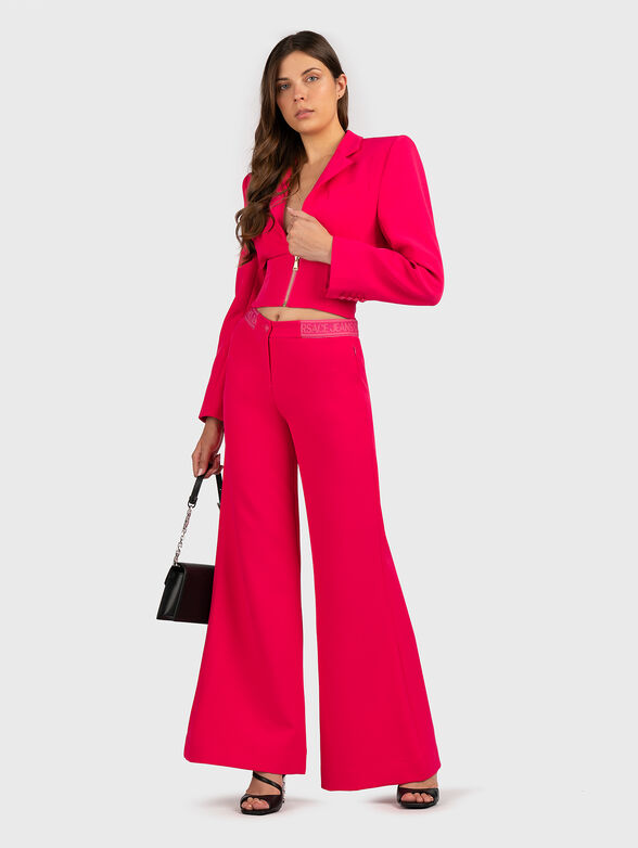 Trousers with logo accent on the waist  - 4