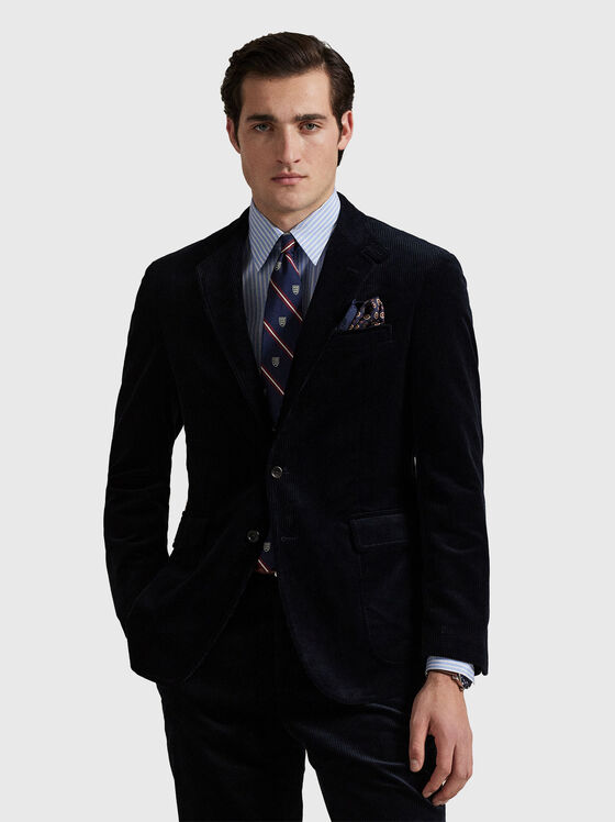 Tailored fit corduroy suit jacket - 1
