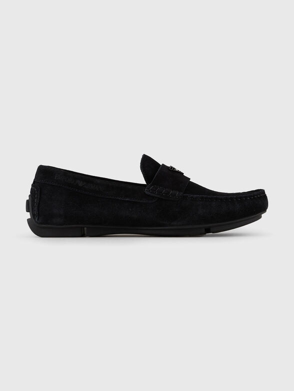Beige suede loafers - 1