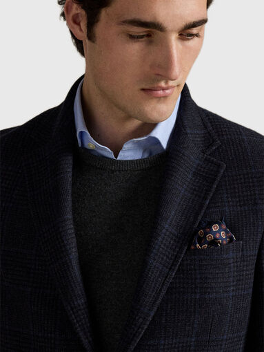 Single breasted wool blazer - 4