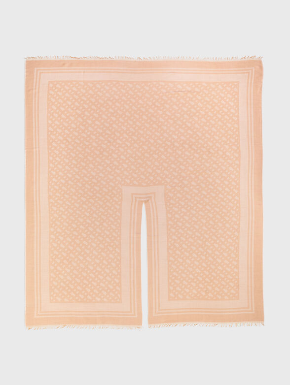 XANDRA-M scarf with monogram logo - 1