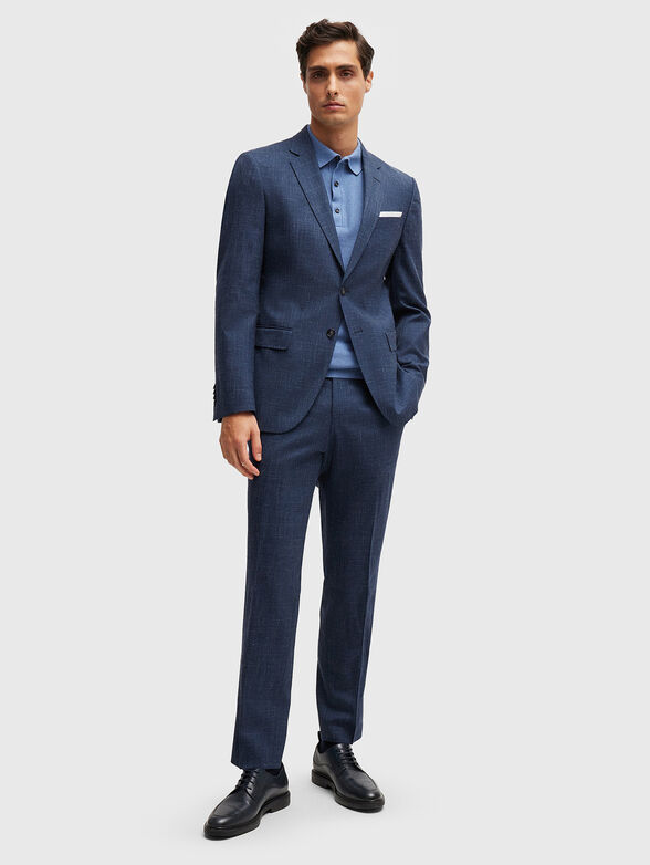 Wool blend trousers  - 4