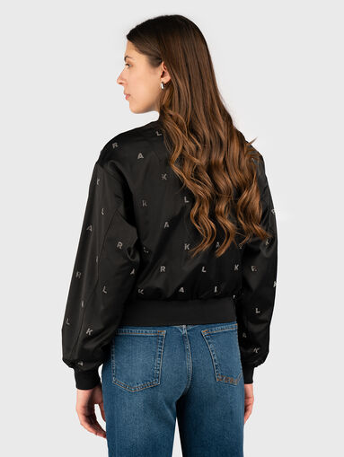 Bomber jacket with rhinestones - 3