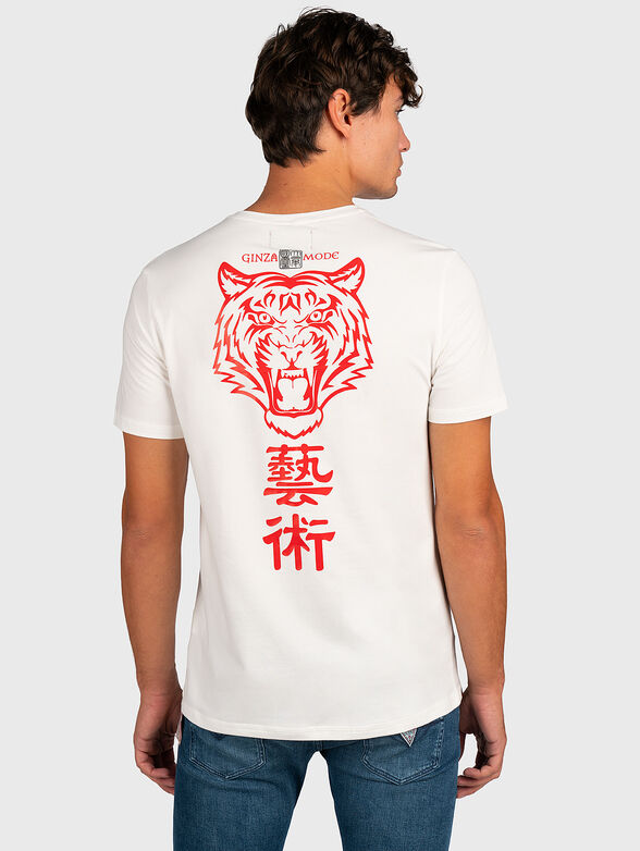 GMTS 043 white T-shirt with print - 2