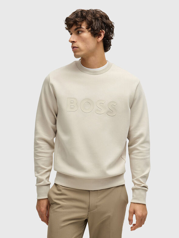 SALBO black sweatshirt with logo - 1