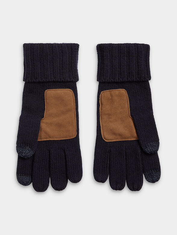 Merino wool gloves with logo embroidery - 2