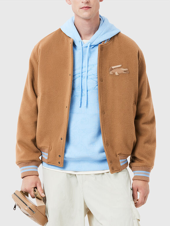 Bomber jacket with logo - 1