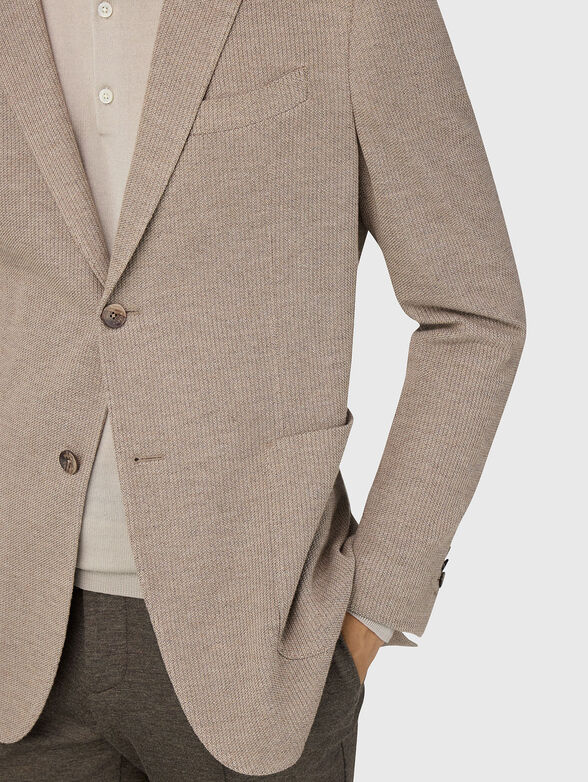 Cotton blend jacket  - 4