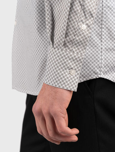 Shirt with monogram print  - 4