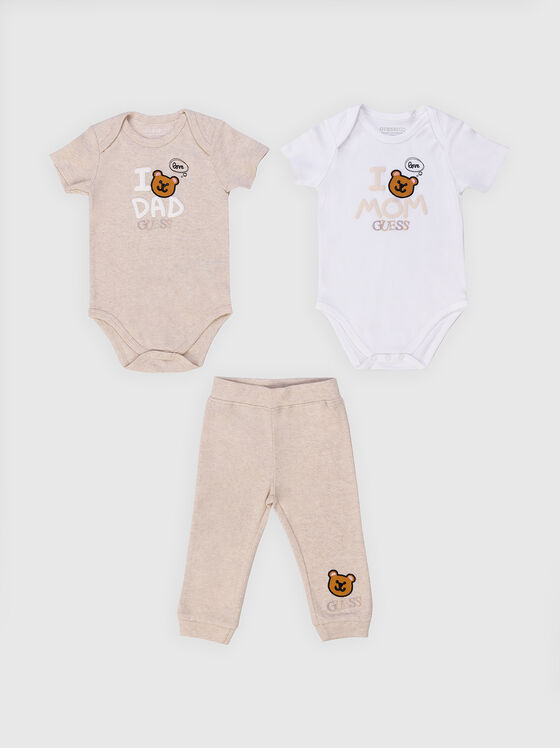 Three-piece set with logo embroidery - 1