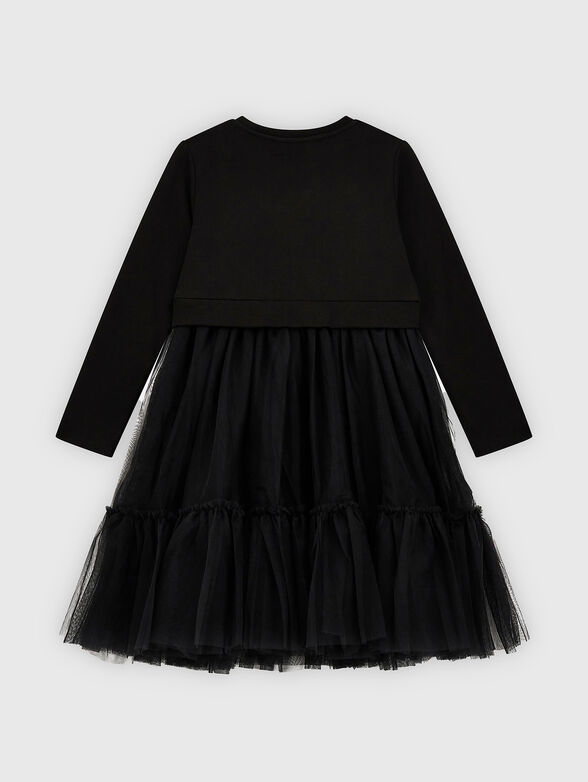 Dress with tulle skirt - 1
