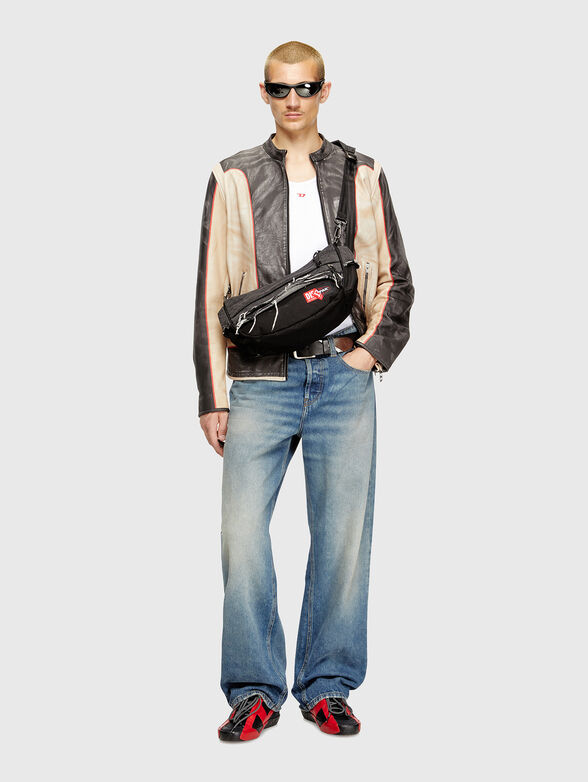 Unisex crossbody bag with removable strap - 2