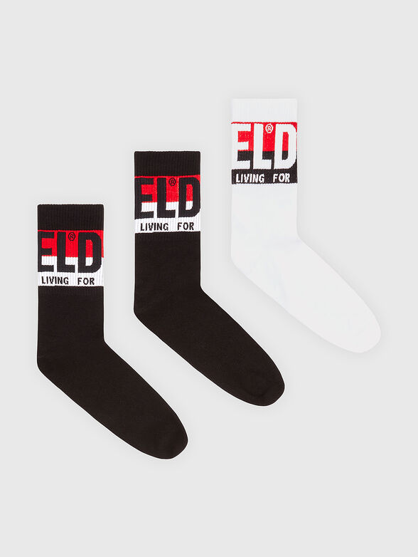 Threepack socks with logo - 1
