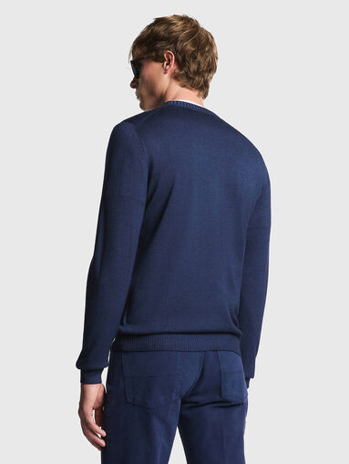 Crew neck wool sweater - 3