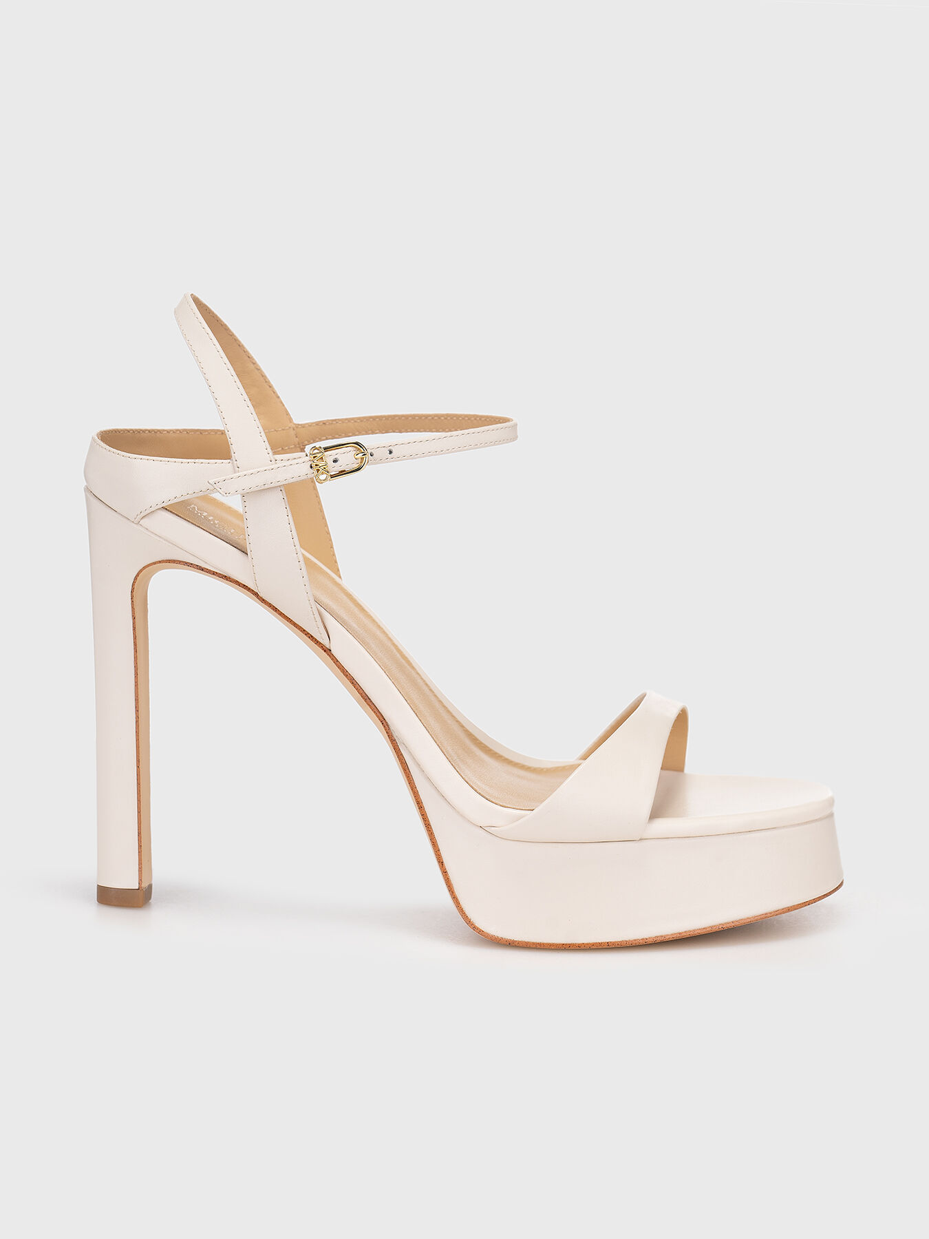 Michael kors leather heels hot sale