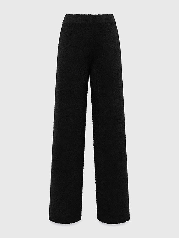 Black trousers with elastic waist - 2