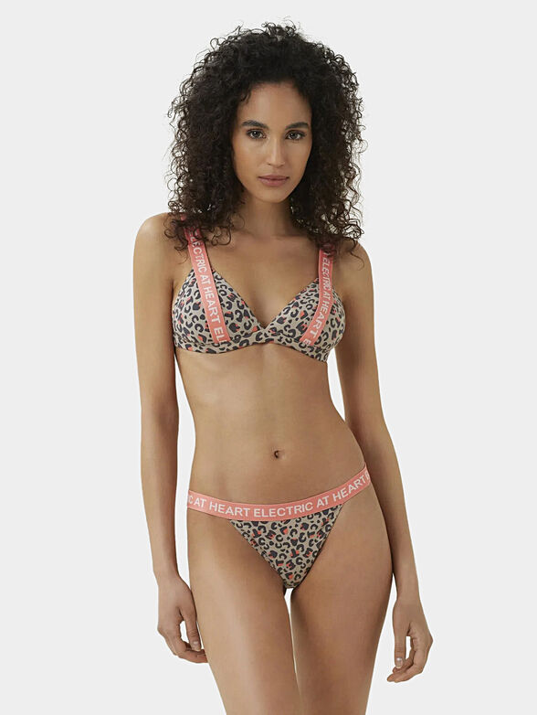 ELETTRA LAMBORGHINI G-string with animal print - 4