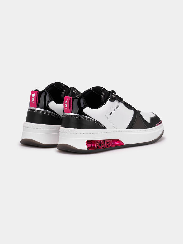 ELEKTRA Sneakers with accents in fuxia - 3