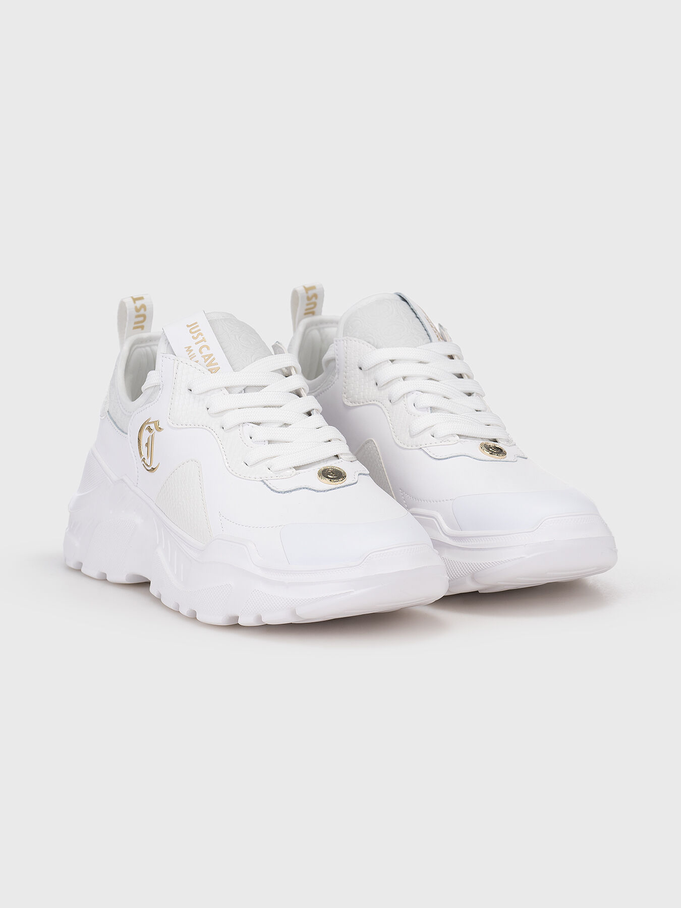 人気の贈り物が大集合 CASPER FONDO sneakers Cavalli Just brand details gold with ウイスキー
