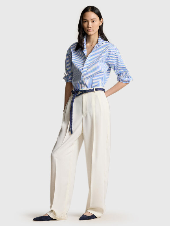 Striped shirt in cotton  - 2