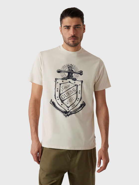 T-shirt with contrast print - 1